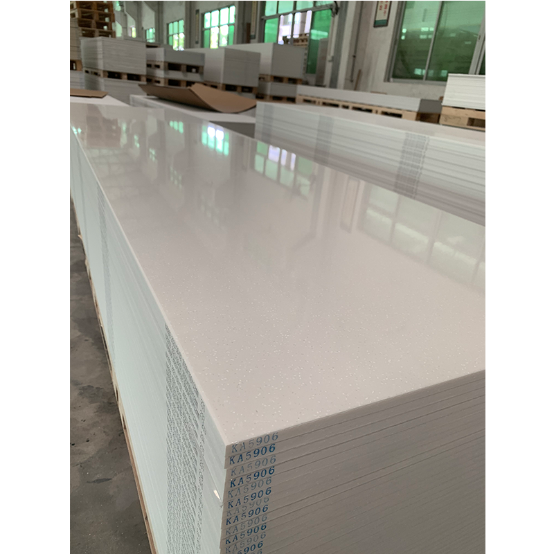 Acrylic Solid Surface Resin Customize LG Artificial Stone For Cabinet Counter Top