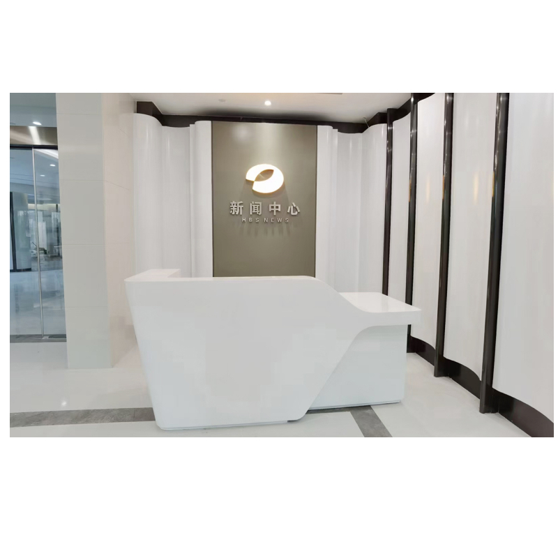 White Color Pure Acrylic Solid Surface