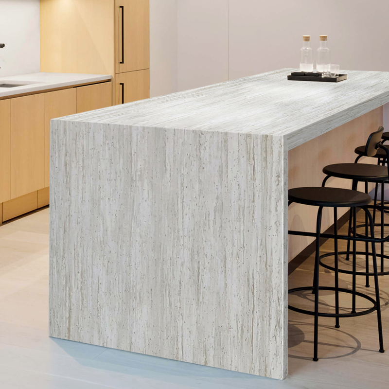 Corian Solid Surface Quality Customize New Design Artificial Marble Slab For Kitchen Island Bench Top