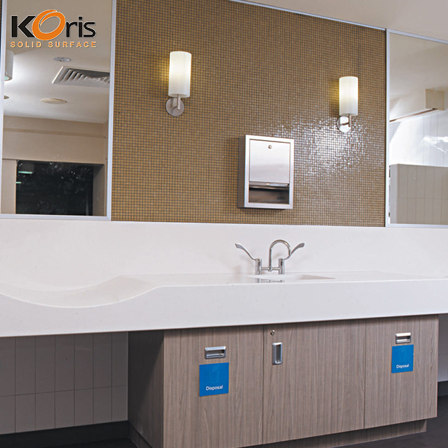 Koris Solid Surface Easy To Clean Acrylic Bathroom Stone Wall Panels