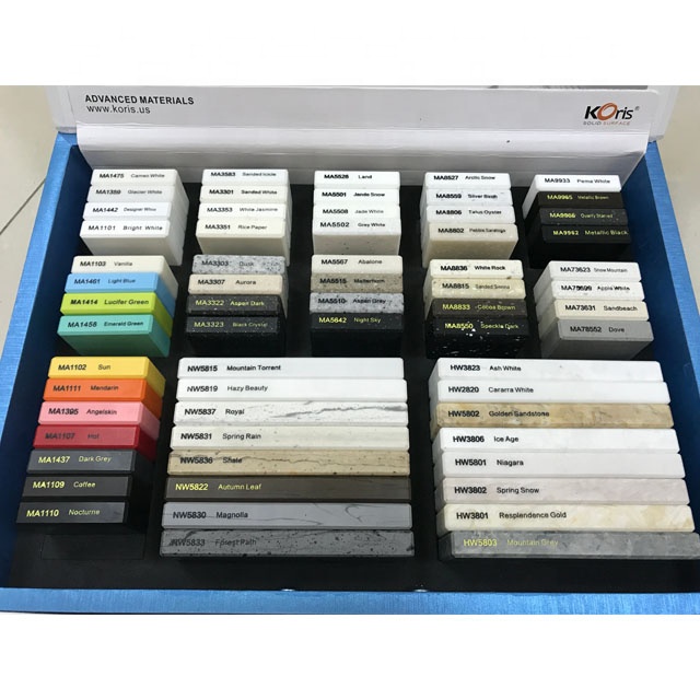 Building Material Project Customize Color 12mm Solid Surface Sheet Slab
