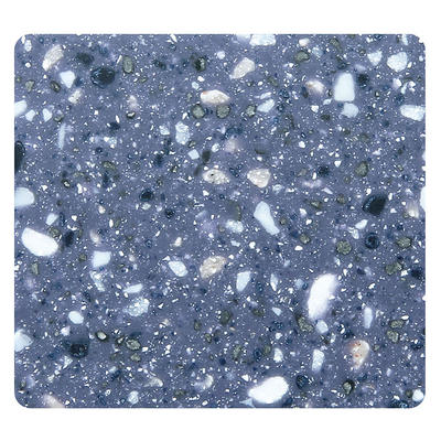 Staron Color Pebble Blue Acrylic Stone Resin For Solid Surface Sheet