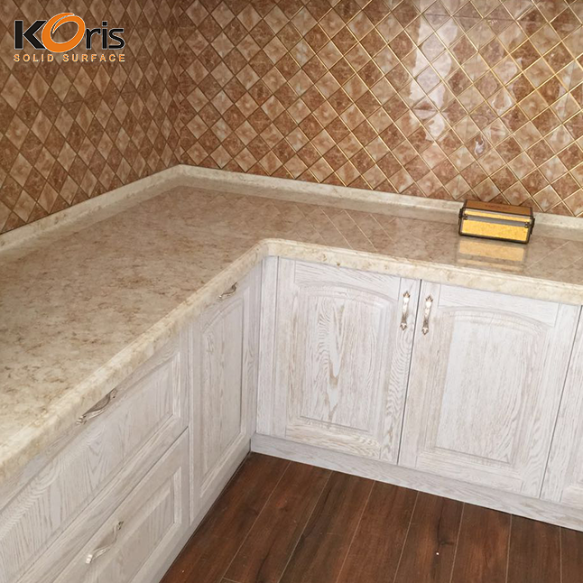 Composite White Solid Surface Stone
