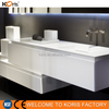 Staron Resin Solid Surface Factory Popular Size 3680*760*12mm White Artificial Marble